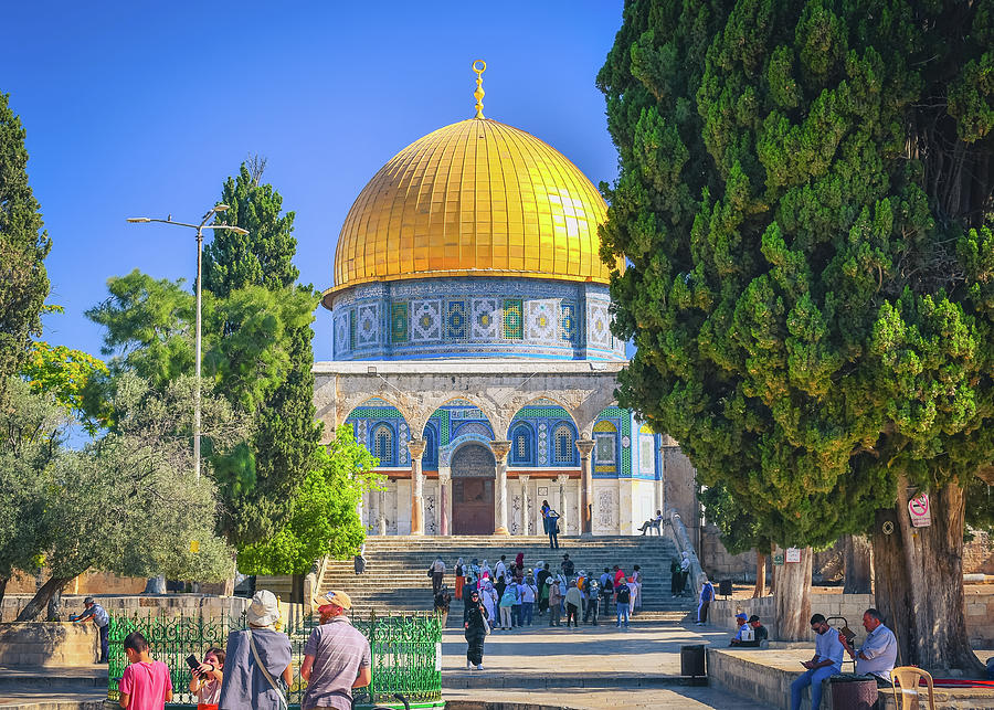 Dome of the Rock Digital Art by Berry Alvis - Fine Art America