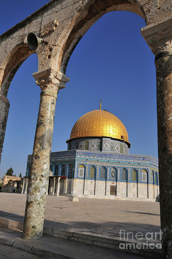 Dome of the Rock, Jerusalem x1 Pyrography by Shay Levy - Fine Art America