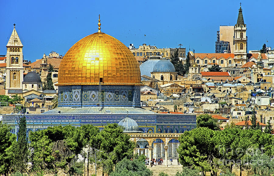Dome of the Rock Photograph by Tom Watkins PVminer pixs