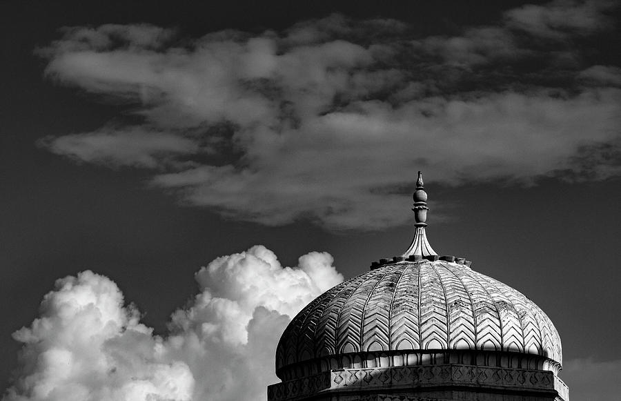 Dome versus Clouds Photograph by Prakash Ghai