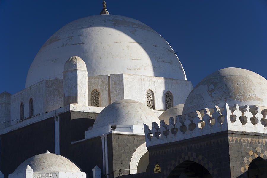 Domes of mosque, Al-Bakiriyyah Mosque, Sanaa, Sana Province, Yemen Photograph by Peter Adams