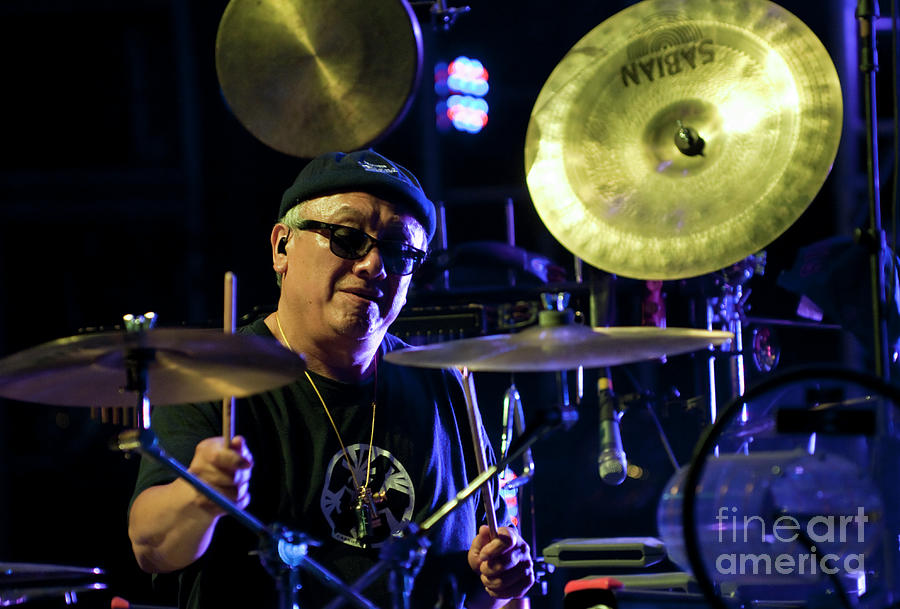 Domingo Sonny Ortiz with Widespread Panic at Bonnaroo Music Fest Photograph by David Oppenheimer
