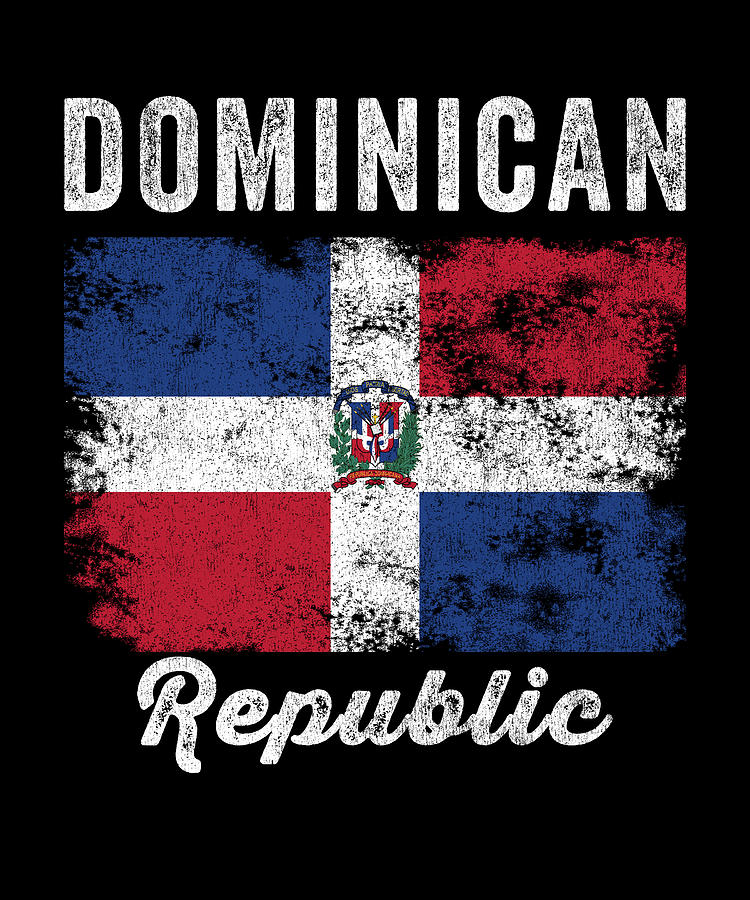 Dominican Republic Flag Distressed Digital Art by Kasper Holck - Fine ...