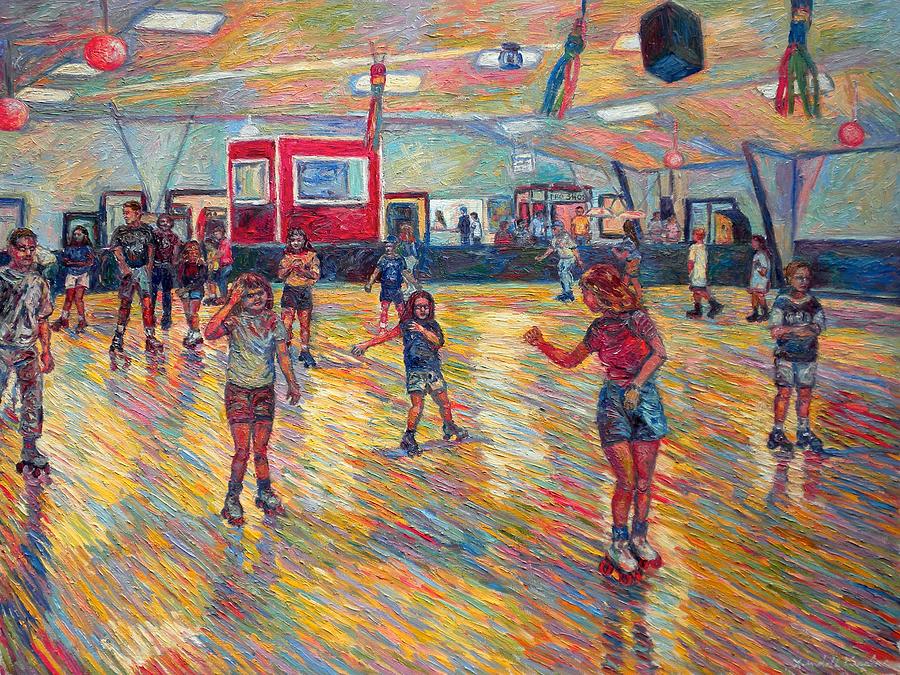Impressionism Painting - Dominion Skating Rink by Kendall Kessler