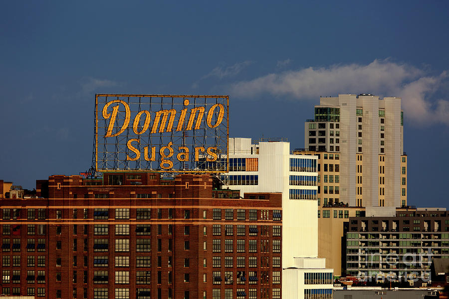 Domino Sugars sign Baltimore Photograph by James Brunker