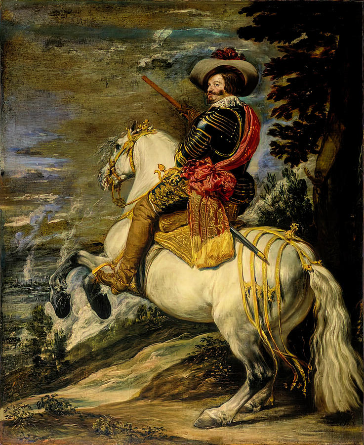 Don Gaspar de Guzman Painting by Count Duke of Olivares