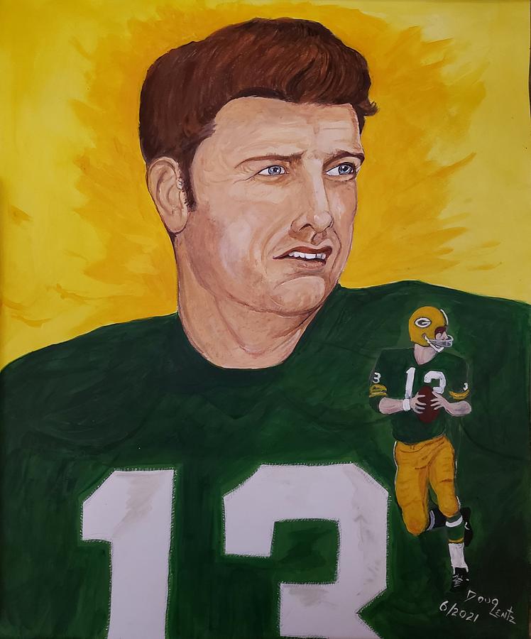 Green Bay Packers at Baltimore Colts 1965. Painting by Douglas