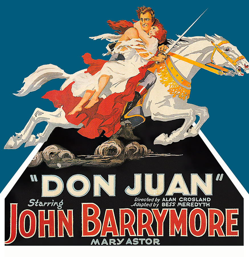 Don Juan, 1926 - 3d movie poster Mixed Media by Movie World Posters