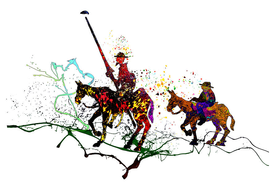 Don Quijote And Sancho Panza 01 Painting by Miki De Goodaboom