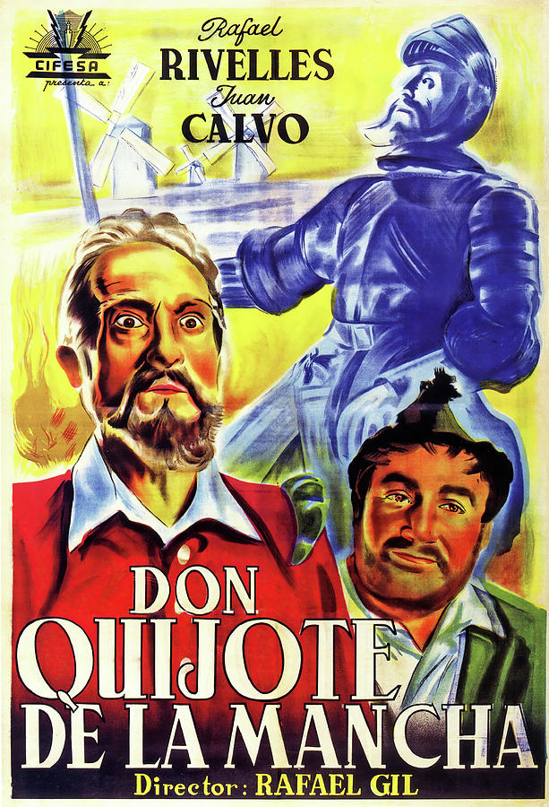 DON QUIXOTE -1947- -Original title DON QUIJOTE DE LA MANCHA-, directed by RAFAEL GIL. Photograph by Album