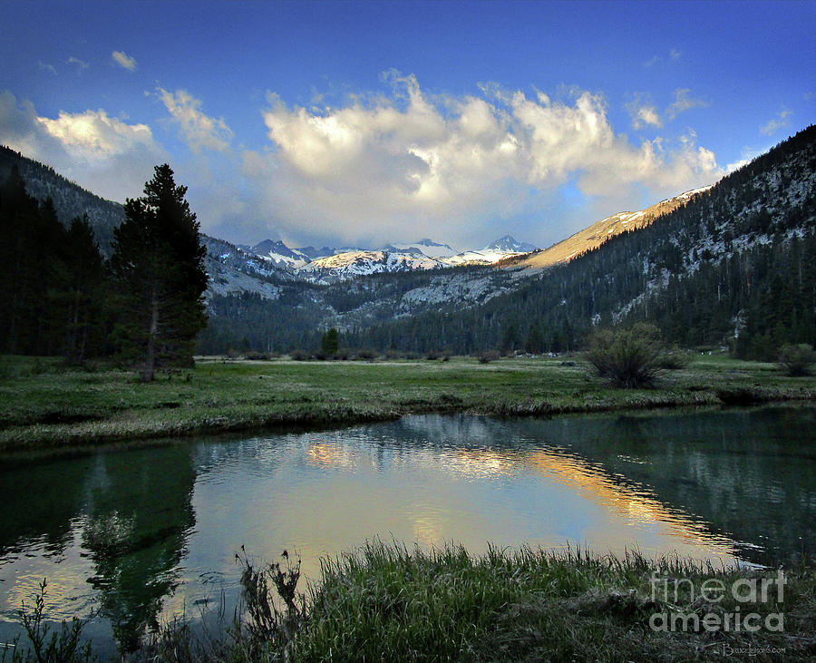 Donahue Pass from Lyell Canyon - John Muir Trail Photograph by Bruce ...