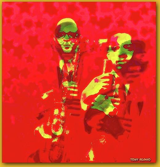 Donald Byrd And Gigi Gryce Digital Art by Tony Adamo - Pixels