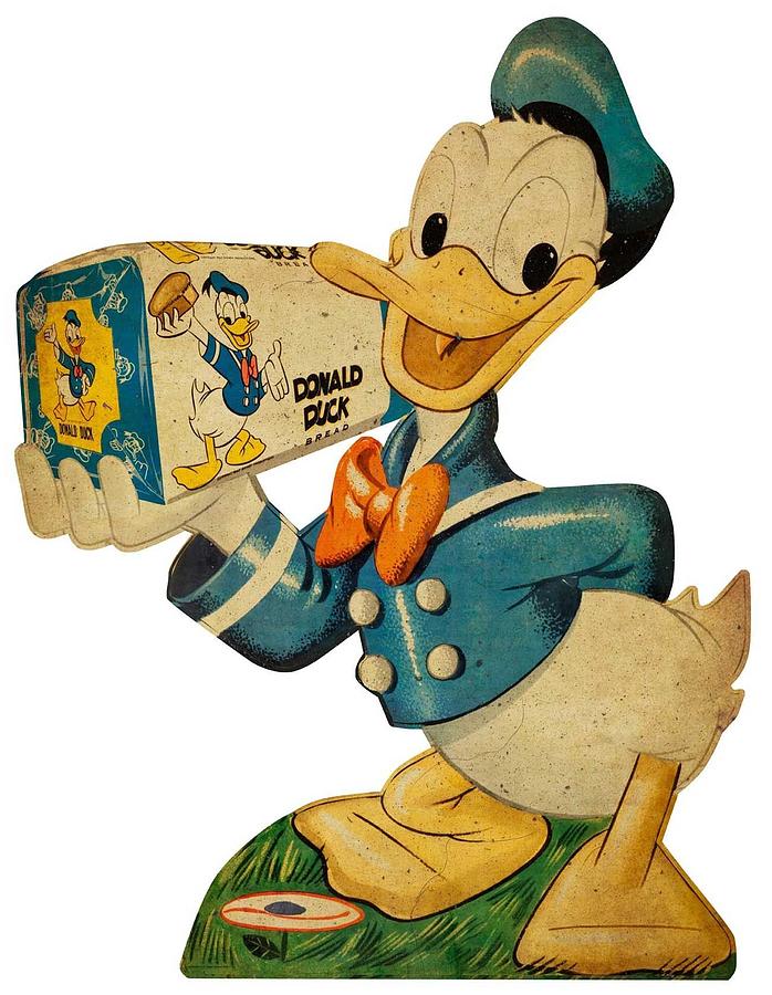 Donald Duck Bread Walt Disney Cartoon Character Advertisement Photograph by  Cody Cookston - Pixels