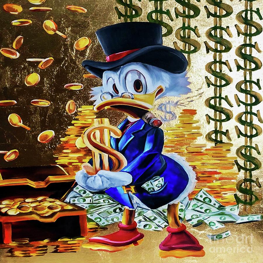 Donald Gold Pop Art Digital Art by Tran Long - Fine Art America