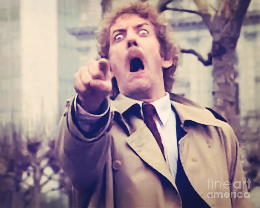Donald Sutherland in Invasion of the Body Snatchers Painting by KulturArts Studio