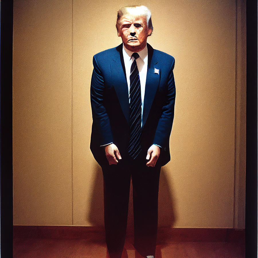 Donald  trump  by  Diane  arbus  14f244db  145b  424d  8141  c4ace16fc1c4 Painting by MotionAge Designs