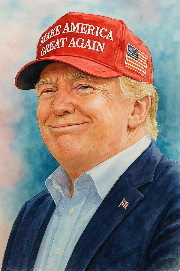Donald Trump II Digital Art by We The People Prints Donald Trump II Digital Art by We The People Prints