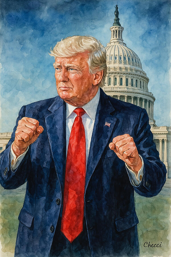 Donald Trump Iv Digital Art by We The People Prints