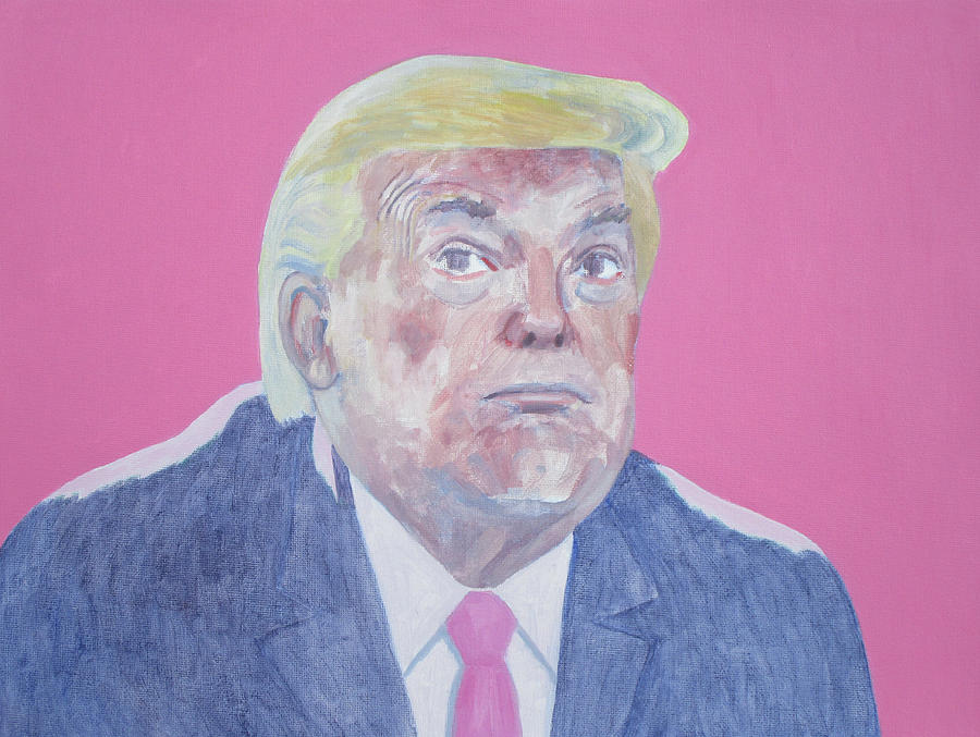 Donald Trump Painting by Kazumi Whitemoon