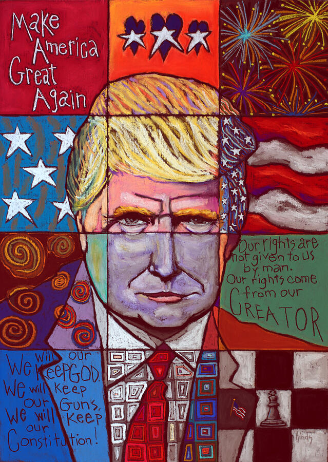Donald Trump Collage Painting
