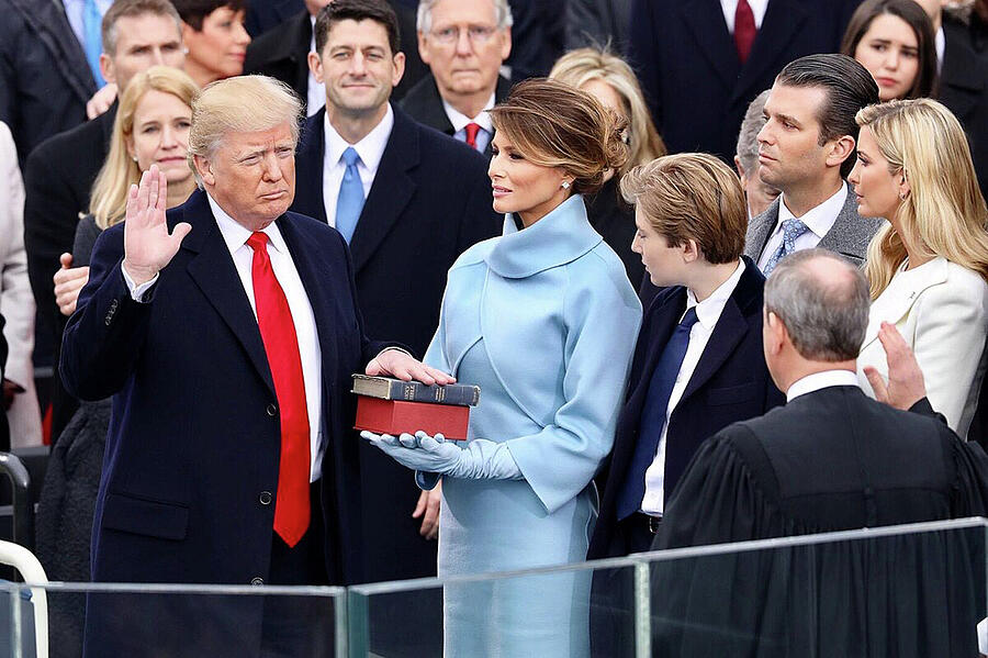 Donald Trump Swearing In Ceremony I Photograph by We The People Prints Donald Trump Swearing In Ceremony I Photograph by We The People Prints