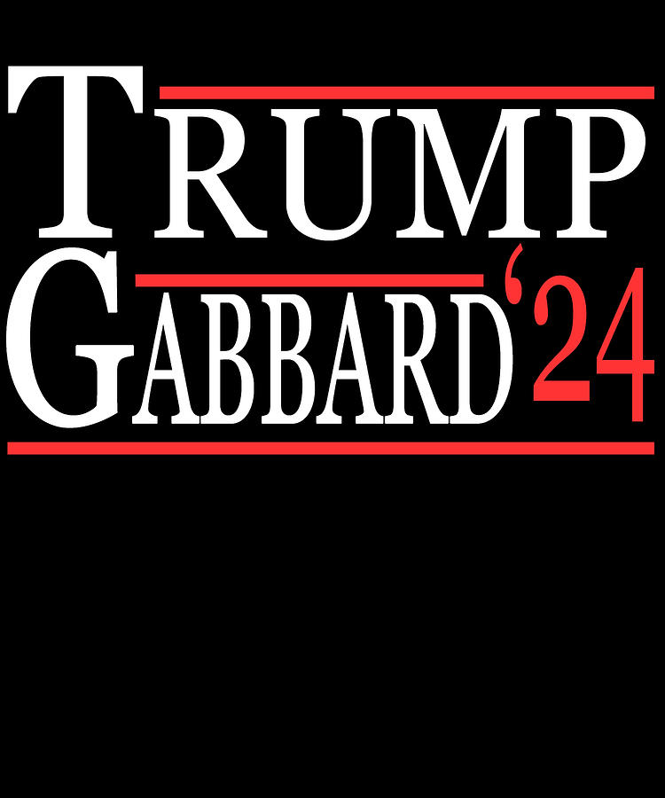 Donald Trump Tulsi Gabbard 2024 Digital Art by Flippin Sweet Gear