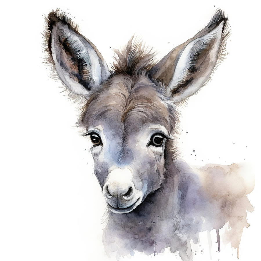 Donkey Blues 2 Digital Art by Athena Mckinzie