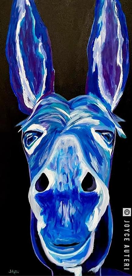 Donkey Painting by Joyce Auteri