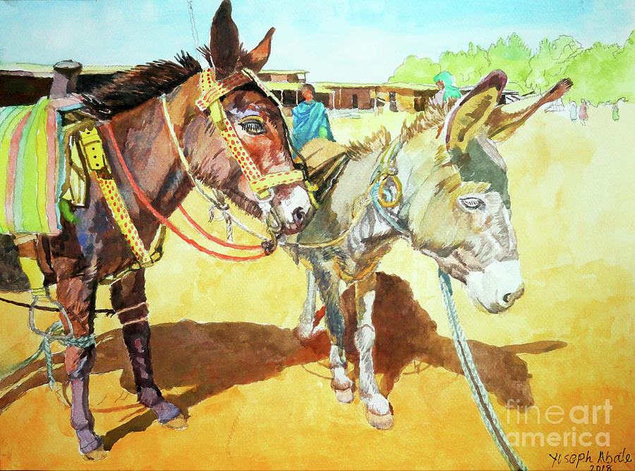 mule painting