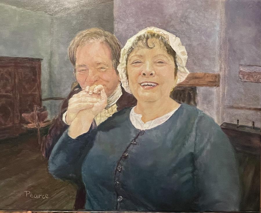Donna Jean and Doug Painting by Edward Pearce