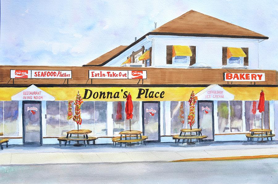 Donnas Place Stone Harbor NJ Painting by Patty Kay Hall