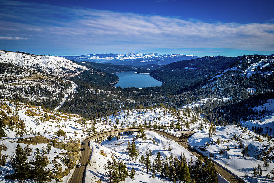 Donner Aerial 1 Photograph by Clinton Ward