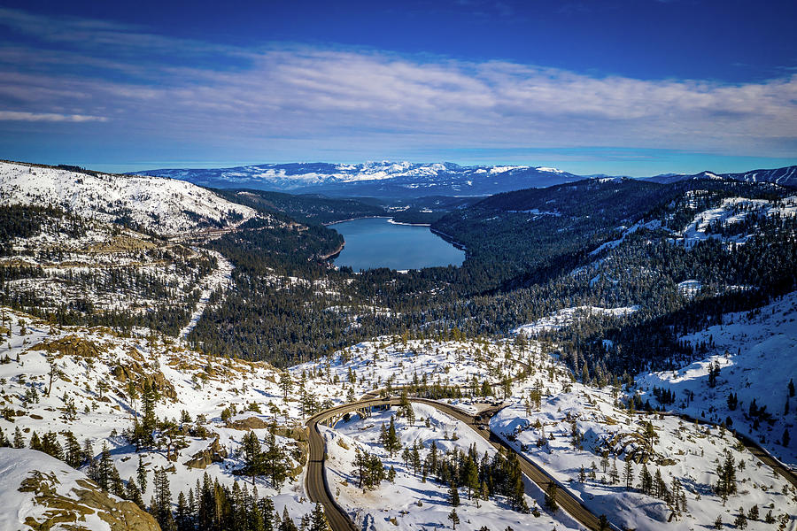 Donner Aerial 2 Photograph by Clinton Ward