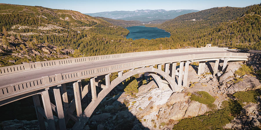 Donner Pass Rainbow Bridge Panorama Photograph By Gregory Ballos Fine Art America 7366