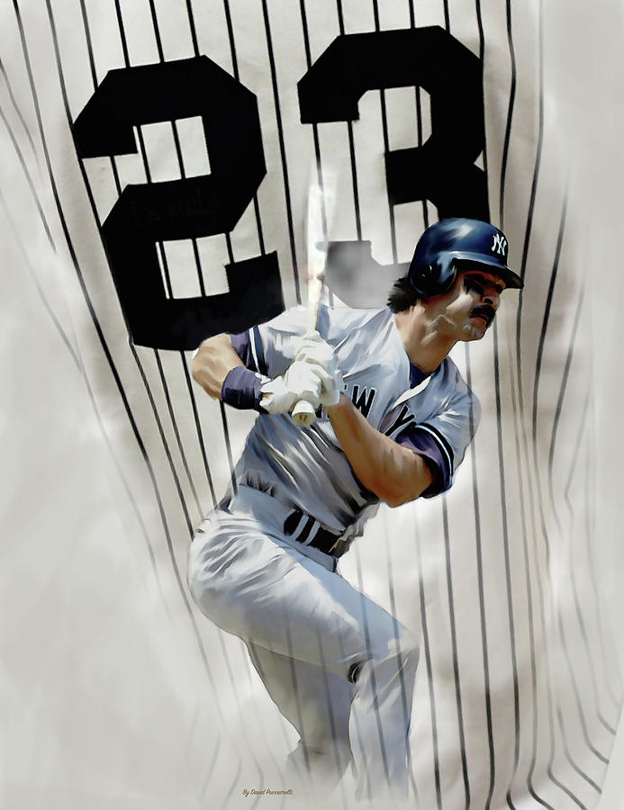 Donnie Baseball Don Mattingly Painting by Iconic Images Art Gallery David Pucciarelli