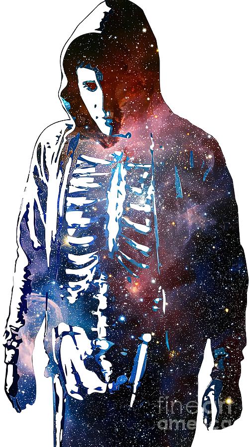 Donnie Darko Skeleton
 Donnie Darko Skeleton Galaxy Edition Painting by Moore Tracy