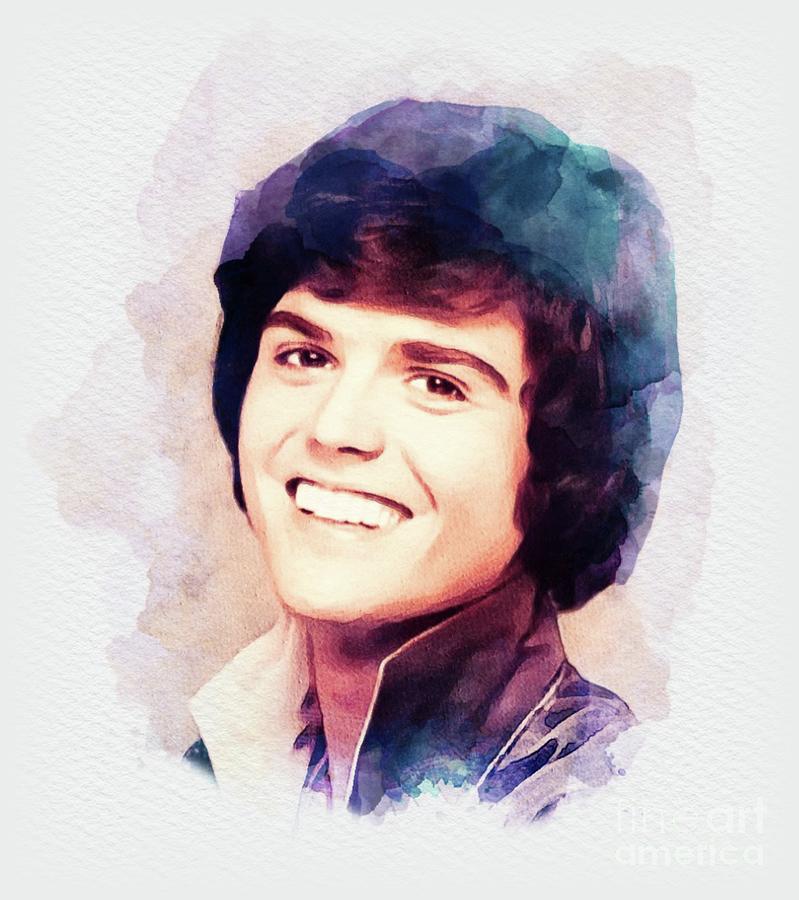 Music Painting - Donny Osmond, Music Legend by Esoterica Art Agency
