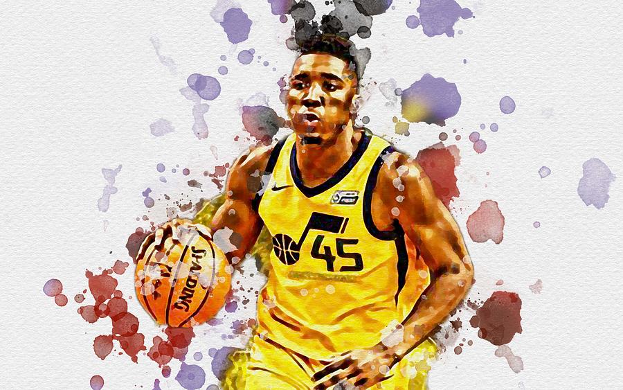 Donovan Mitchell Nba Uniform Utah Jazz Basketball Stars Donovan ...