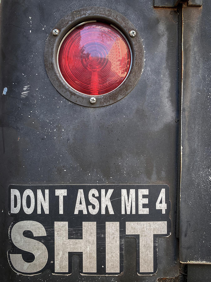 Dont Ask Me 4... Photograph by Dawna Moore Photography