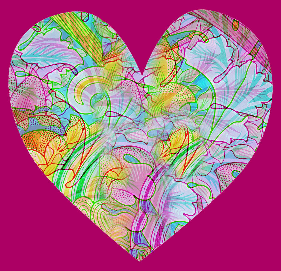 Dont Leaf My Heart Alone Digital Art by Gaby Ethington