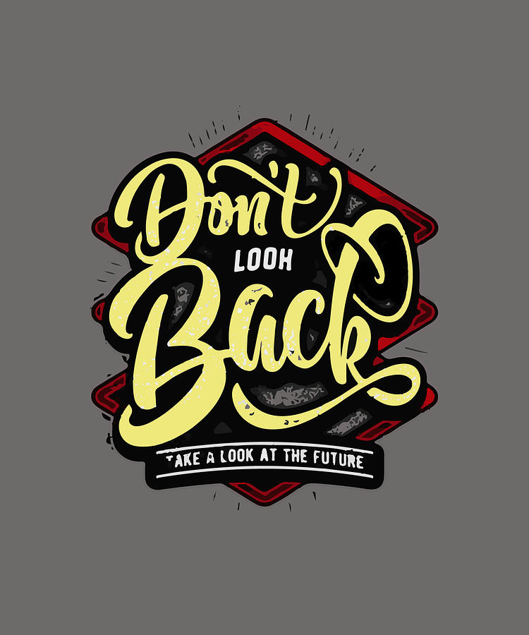 Dont Look Back Funny Painting by Owen Kennedy - Fine Art America