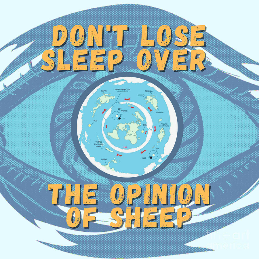 Dont Lose Sleep Over The Opinion Of Sheep Digital Art by Jacqueline Athmann