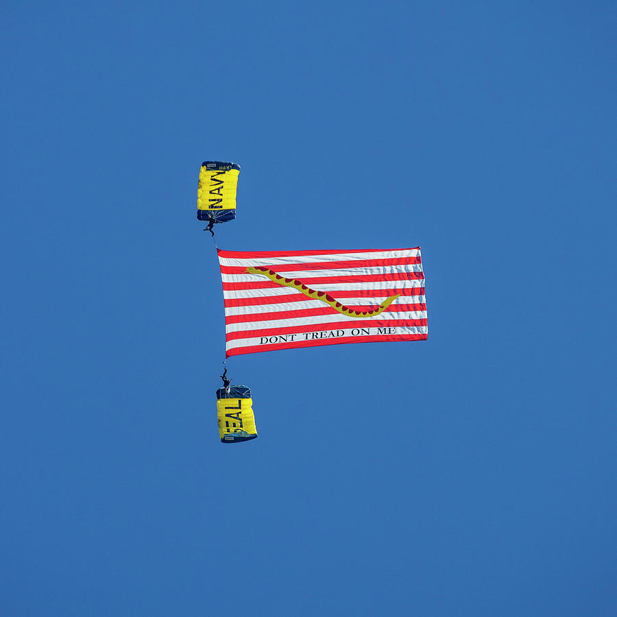 Dont Tread On Me Flag Square Photograph
