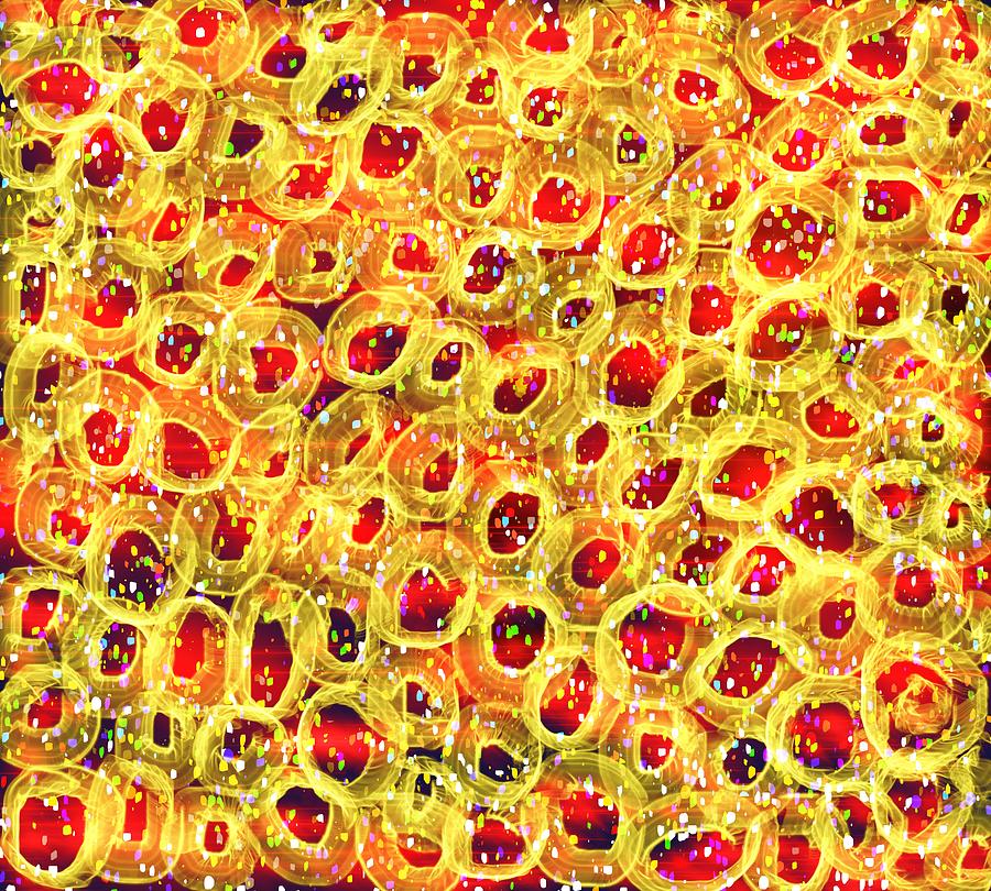 Donut Cherries Sprinkled with Delight Digital Art by Susan Fielder