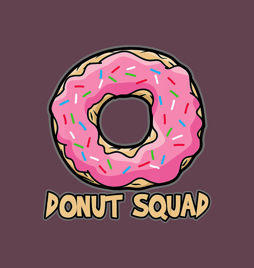 Donut Squad Drawing by Anh Nguyen - Fine Art America