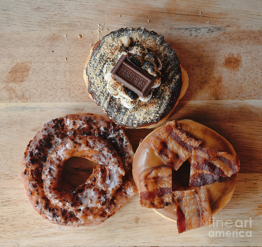Donuts 2 #food Photograph by Andrea Anderegg