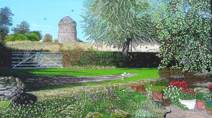 Doocot and Situterie Painting by Sam Hall