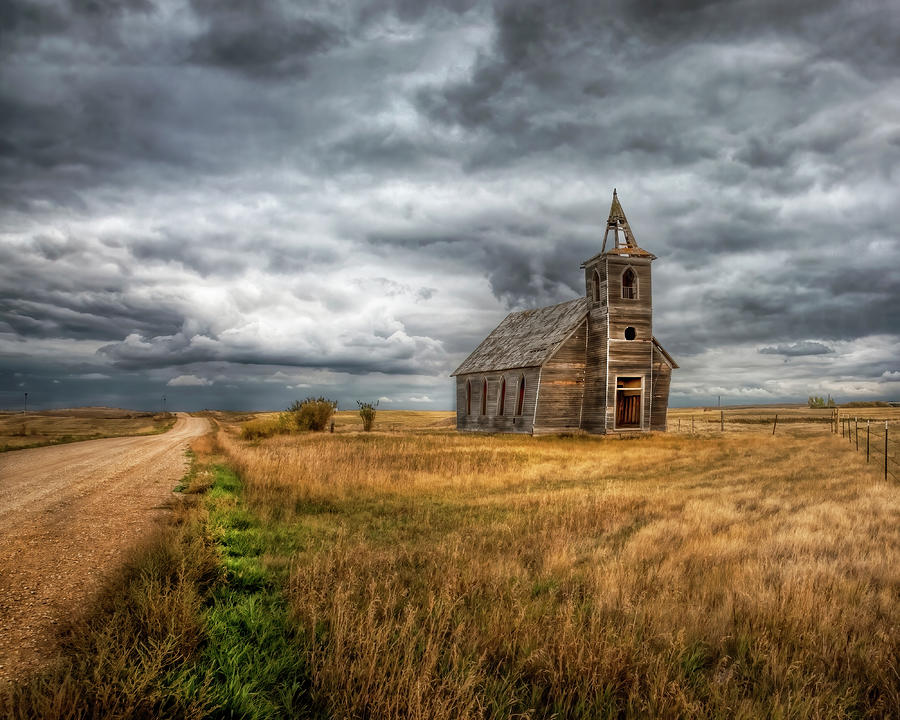 Dooley Church  Photograph by Harriet Feagin
