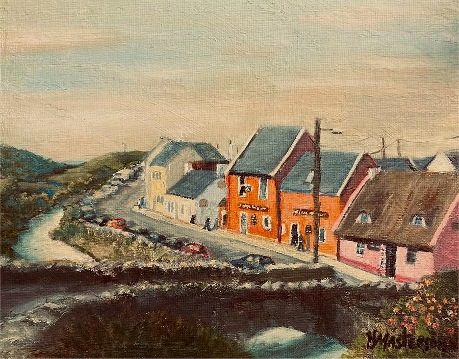 Doolin Village, County Clare, Ireland Painting by Harriett Masterson