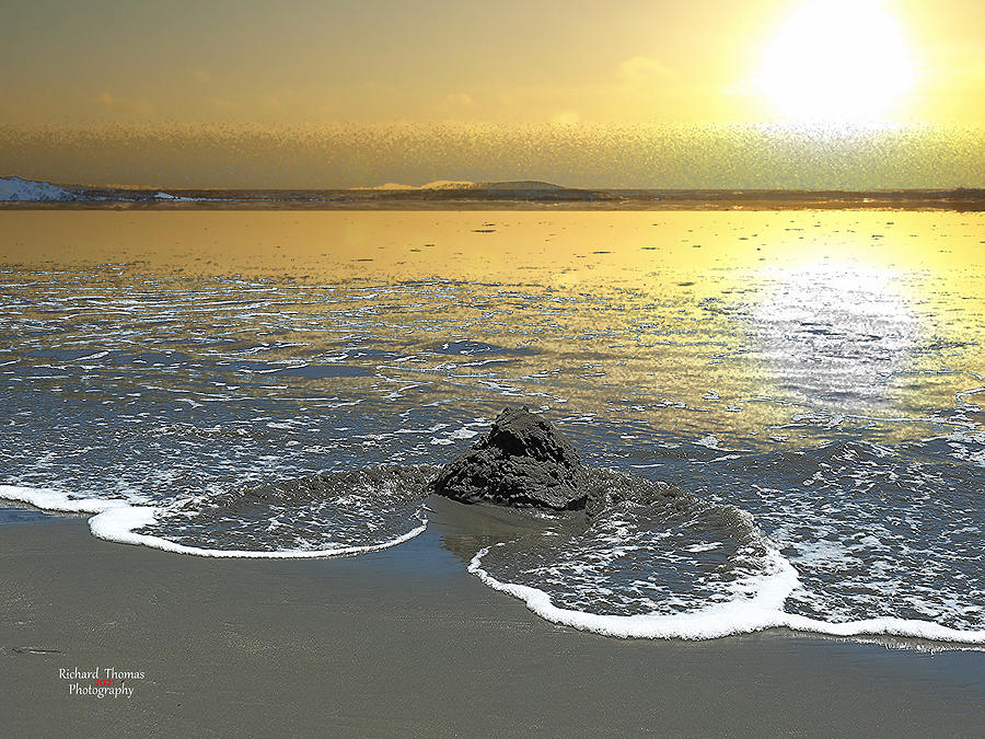 Doomed Sandcastle  Photograph by Richard Thomas
